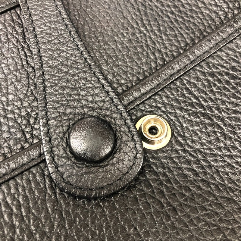 エルメス HERMES エヴリン3PM □P刻 ブラックシルバー金具 トリヨンクレマンス レディース ショルダーバッグ