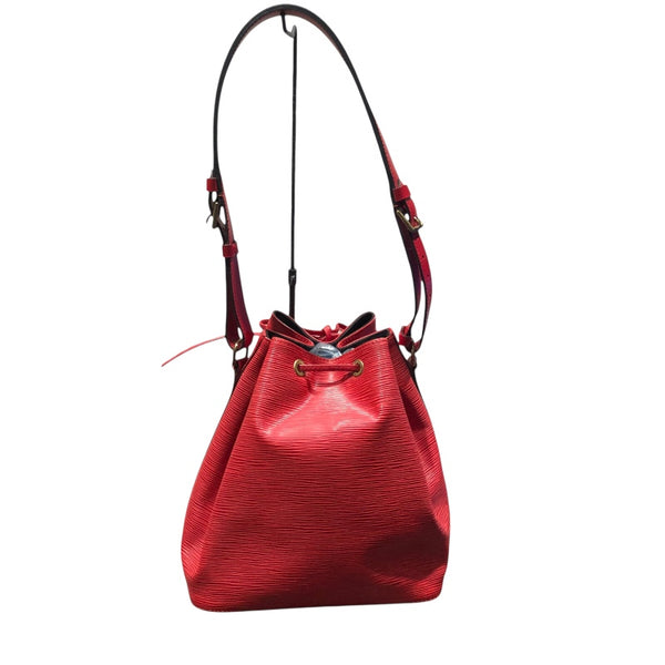 ルイ・ヴィトン LOUIS VUITTON プチノエ M44107 カスティリアンレッド エピ レディース ショルダーバッグ