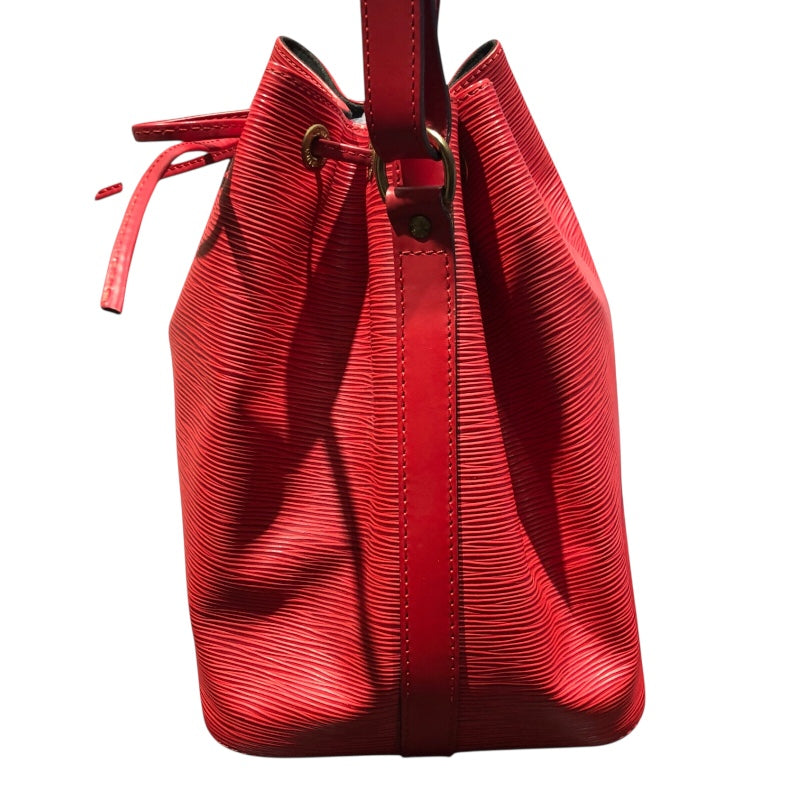 ルイ・ヴィトン LOUIS VUITTON プチノエ M44107 カスティリアンレッド エピ レディース ショルダーバッグ