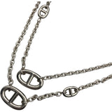 エルメス HERMES ファランドールロングネックレス シルバー Ag925 ジュエリー