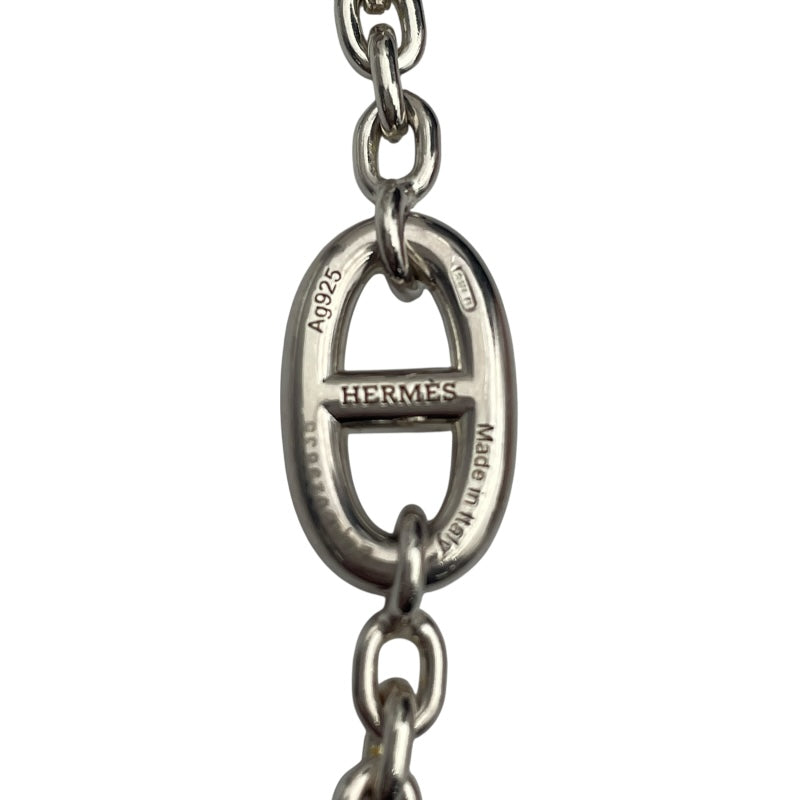 エルメス HERMES ファランドールロングネックレス シルバー Ag925 ジュエリー