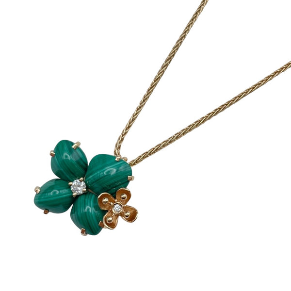 ショーメ CHAUMET オルタンシアネックレス ピンクゴールド Au750 ジュエリー