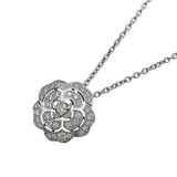 シャネル CHANEL カメリアコレクションネックレス ホワイトゴールド 750 ダイヤモンド ジュエリー