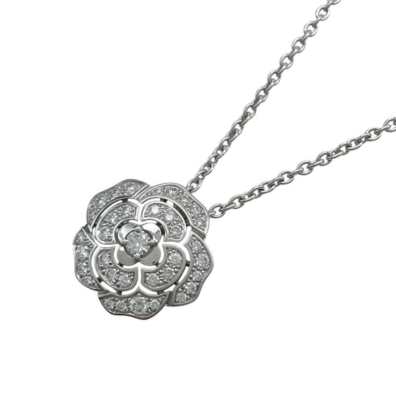 シャネル CHANEL カメリアコレクションネックレス ホワイトゴールド 750 ダイヤモンド ジュエリー
