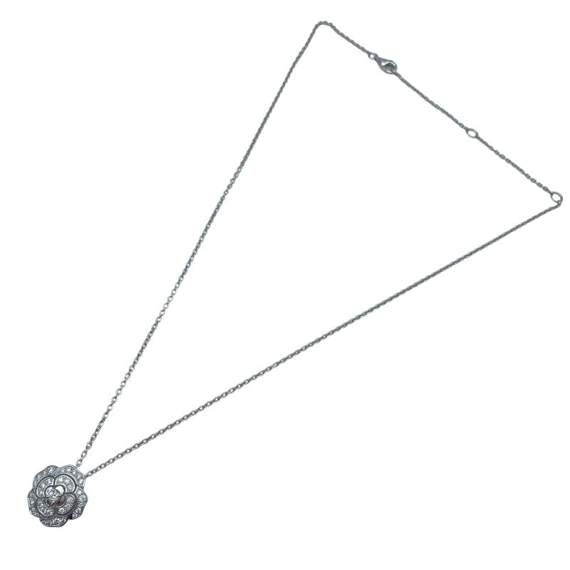 シャネル CHANEL カメリアコレクションネックレス ホワイトゴールド 750 ダイヤモンド ジュエリー