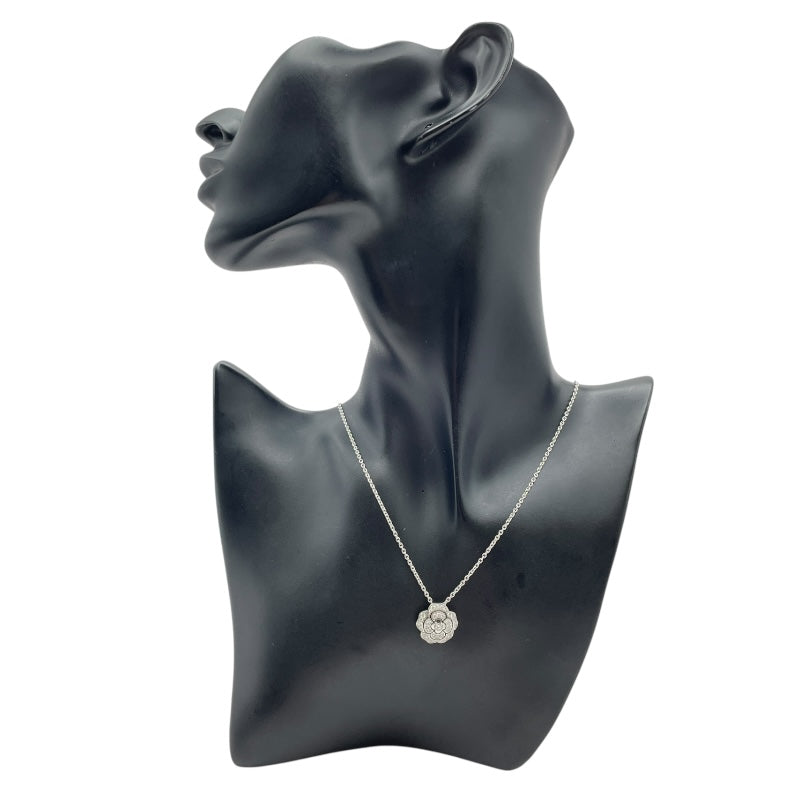 シャネル CHANEL カメリアコレクションネックレス ホワイトゴールド 750 ダイヤモンド ジュエリー