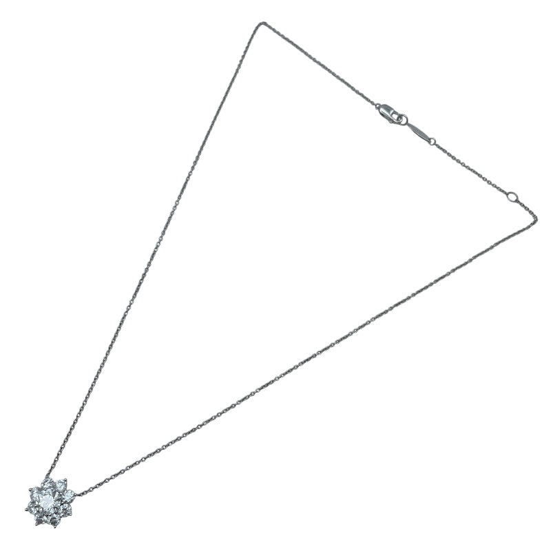 ハリーウィンストン HARRY WINSTON サンフラワーミニネックレス プラチナ Pt950 ダイヤモンド ジュエリー
