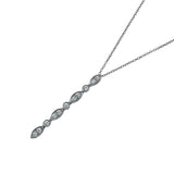 ティファニー TIFFANY＆CO スイングドロップネックレス プラチナ Pt950 ジュエリー