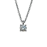 ティファニー TIFFANY＆CO ソリティアネックレス プラチナ Pt950 ジュエリー