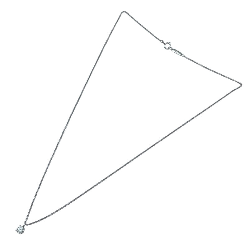 ティファニー TIFFANY＆CO ソリティアネックレス プラチナ Pt950 ジュエリー