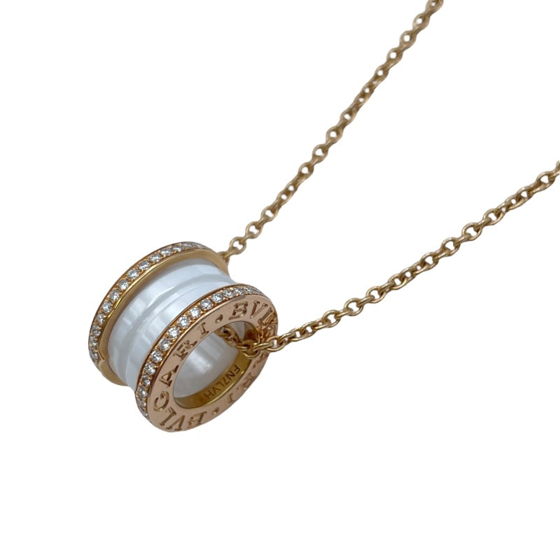 ブルガリ BVLGARI ビーゼロワンダイヤネックレス ピンクゴールド Au750 ジュエリー