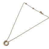 ブルガリ BVLGARI ビーゼロワンダイヤネックレス ピンクゴールド Au750 ジュエリー