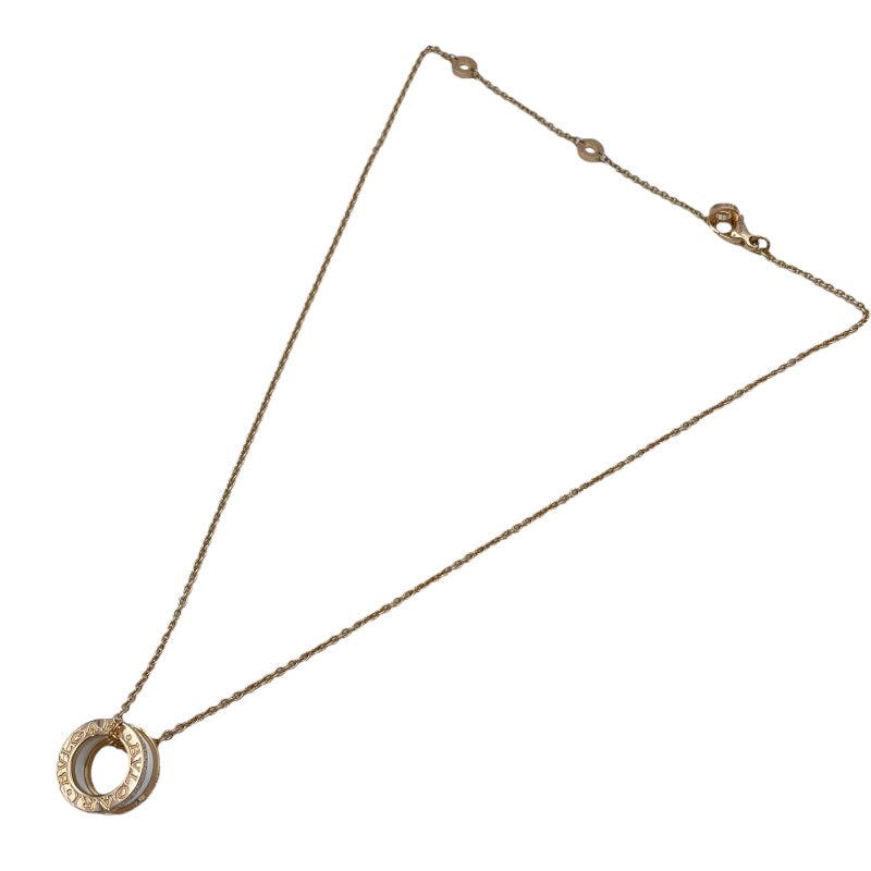 ブルガリ BVLGARI ビーゼロワンダイヤネックレス ピンクゴールド Au750 ジュエリー
