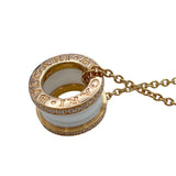 ブルガリ BVLGARI ビーゼロワンダイヤネックレス ピンクゴールド Au750 ジュエリー