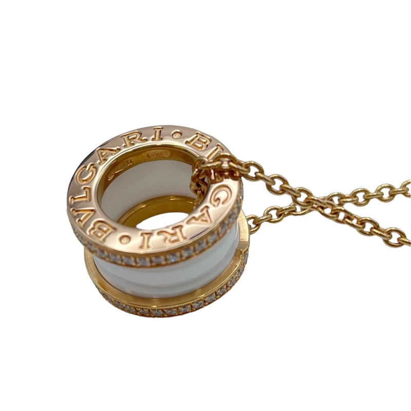 ブルガリ BVLGARI ビーゼロワンダイヤネックレス ピンクゴールド Au750 ジュエリー