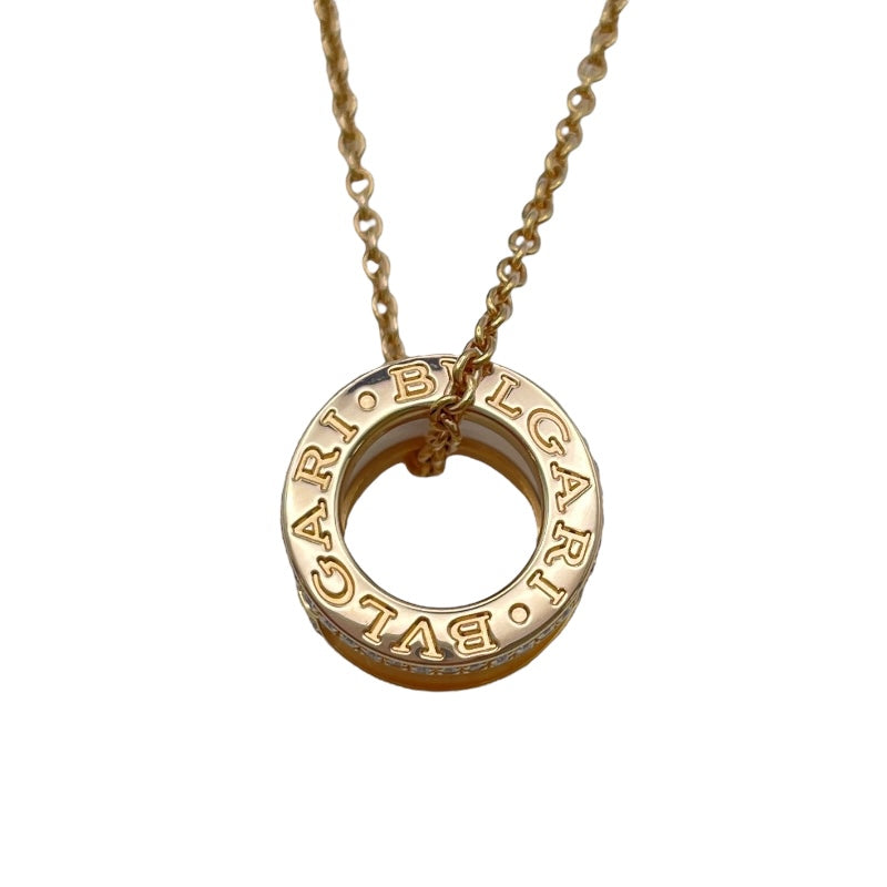 ブルガリ BVLGARI ビーゼロワンダイヤネックレス ピンクゴールド Au750 ジュエリー
