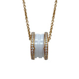 ブルガリ BVLGARI ビーゼロワンダイヤネックレス ピンクゴールド Au750 ジュエリー