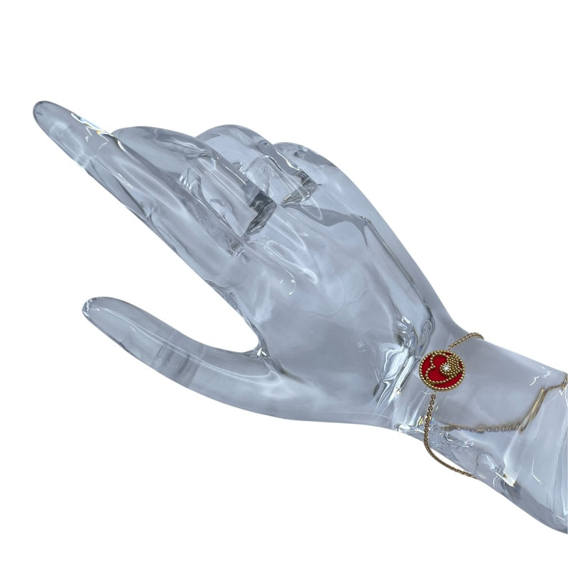 クリスチャン・ディオール Christian Dior クールハートブレスレット ゴールド Au750 ジュエリー