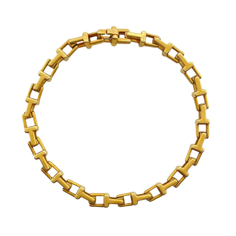 ティファニー TIFFANY＆CO Tナローチェーンブレス ゴールド Au750 ジュエリー