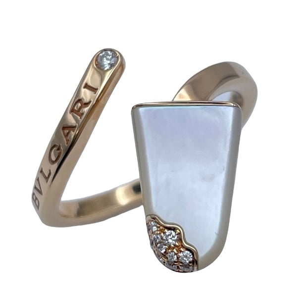 ブルガリ BVLGARI ジェラーティリング ピンクゴールド Au750 ジュエリー