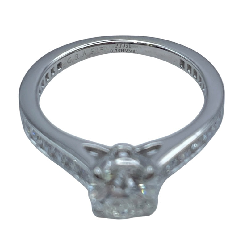 グラフ GRAFF フレイムラウンドダイヤリング プラチナ Pt950 ジュエリー