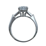 ハリーウィンストン HARRY WINSTON ペアシェイプトリストリング プラチナ Pt950 ジュエリー