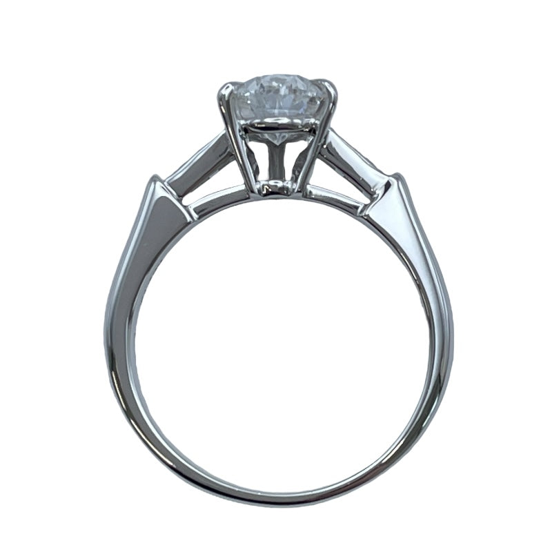 ハリーウィンストン HARRY WINSTON ペアシェイプトリストリング プラチナ Pt950 ジュエリー