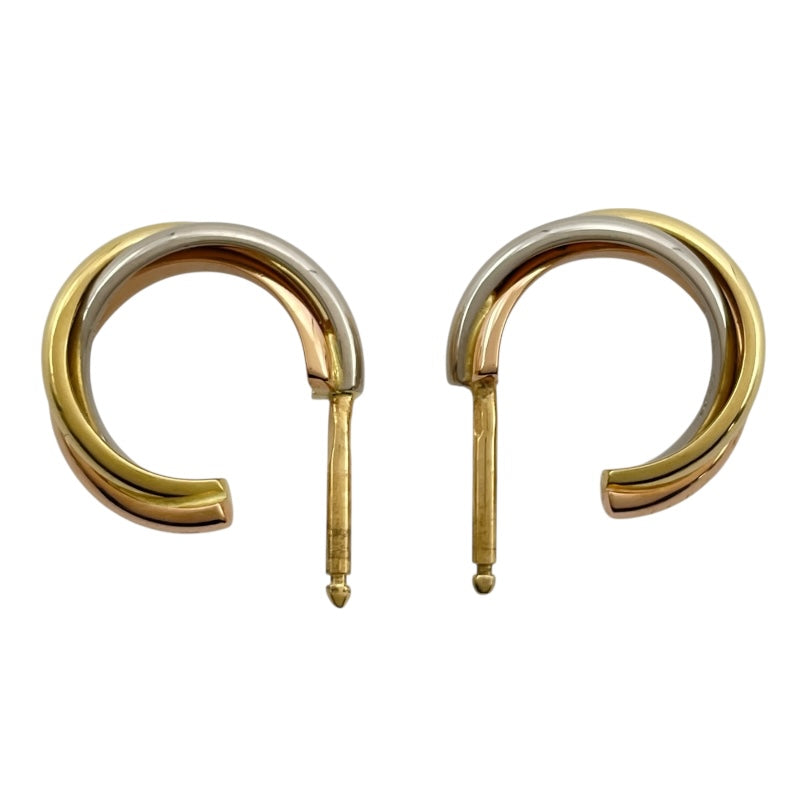 カルティエ Cartier トリニティピアス ゴールドxピンクゴールドxホワイトゴールド 750 ジュエリー