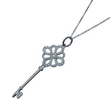 ティファニー TIFFANY＆CO ノットキーネックレス ホワイトゴールド Au750 ジュエリー