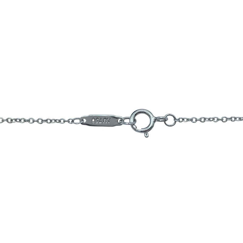 ティファニー TIFFANY＆CO ノットキーネックレス ホワイトゴールド