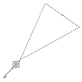 ティファニー TIFFANY＆CO ノットキーネックレス ホワイトゴールド Au750 ジュエリー