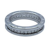 ブルガリ BVLGARI ビーゼロワンリング1バンド(XS) ホワイトゴールド 750 ジュエリー