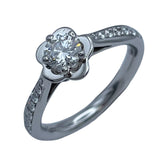 シャネル CHANEL カメリアリング プラチナ Pt950 ジュエリー