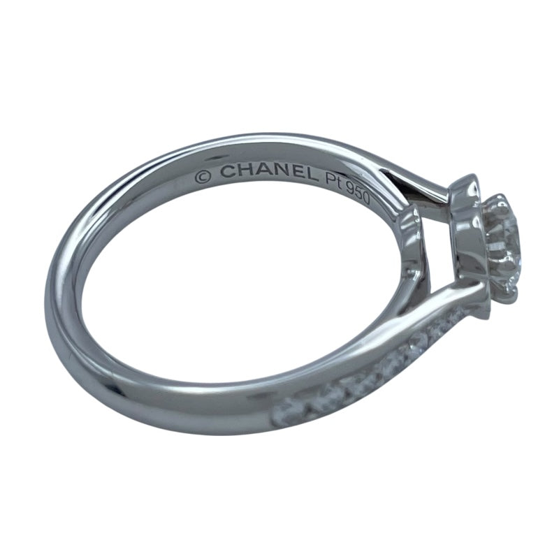 シャネル CHANEL カメリアリング プラチナ Pt950 ジュエリー