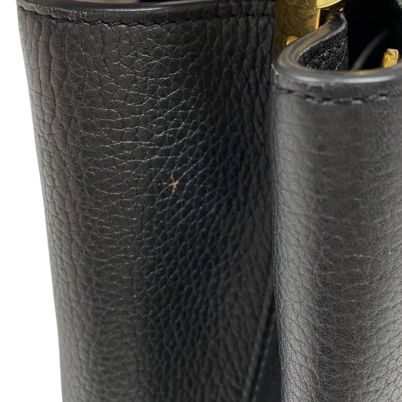 ルイ・ヴィトン LOUIS VUITTON カプシーヌPM M54891 ブラック トリヨンレザー レディース ハンドバッグ ショルダーバッグ