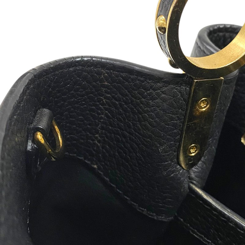 ルイ・ヴィトン LOUIS VUITTON カプシーヌPM M54891 ブラック トリヨンレザー レディース ハンドバッグ ショルダーバッグ