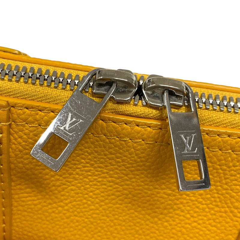 ルイ・ヴィトン LOUIS VUITTON シティキーポル LVアエログラム M21438 サフラン レザー メンズ ショルダーバッグ