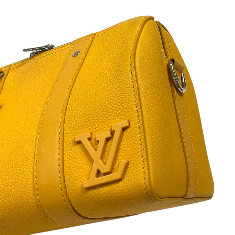 ルイ・ヴィトン LOUIS VUITTON シティキーポル LVアエログラム M21438 サフラン レザー メンズ ショルダーバッグ