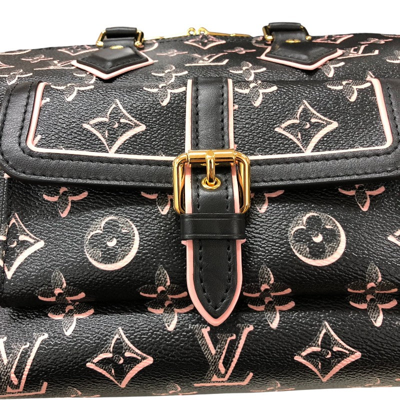 ルイ・ヴィトン LOUIS VUITTON スピーディ・バンドリエール25 2wayショルダーバッグ M20852 ブラック/ピンク ゴールド金具 モノグラムPVCコーティングキャンバス モノグラム・フォール・フォーユー レディース ボストンバッグ