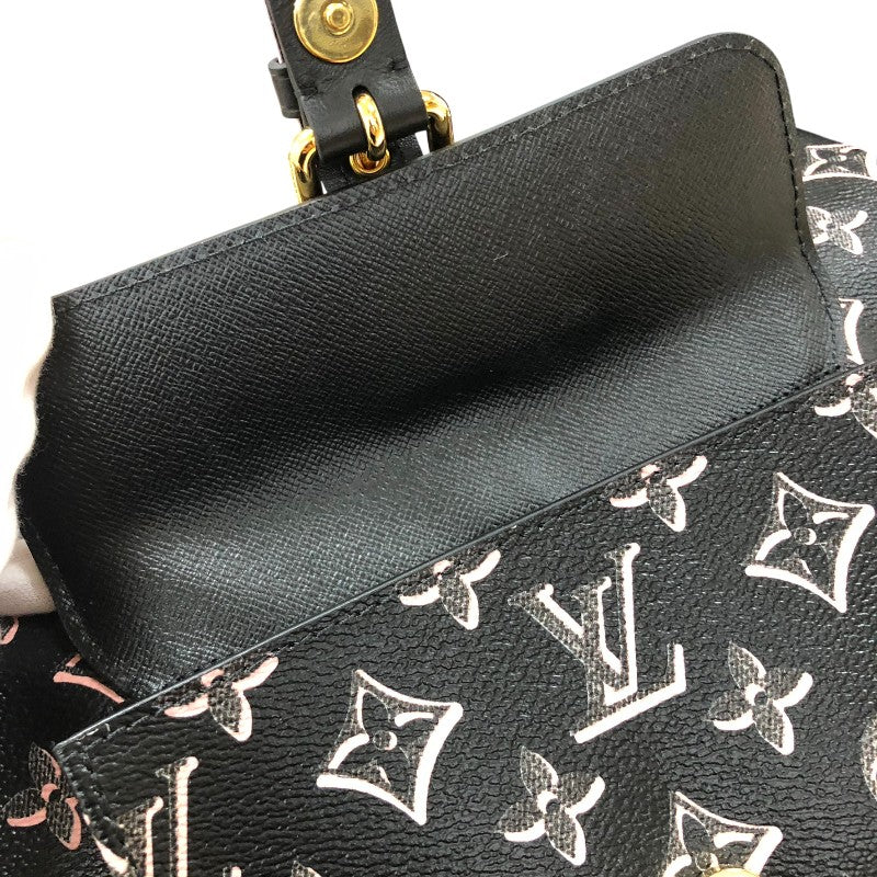 ルイ・ヴィトン LOUIS VUITTON スピーディ・バンドリエール25 2wayショルダーバッグ M20852 ブラック/ピンク ゴールド金具 モノグラムPVCコーティングキャンバス モノグラム・フォール・フォーユー レディース ボストンバッグ