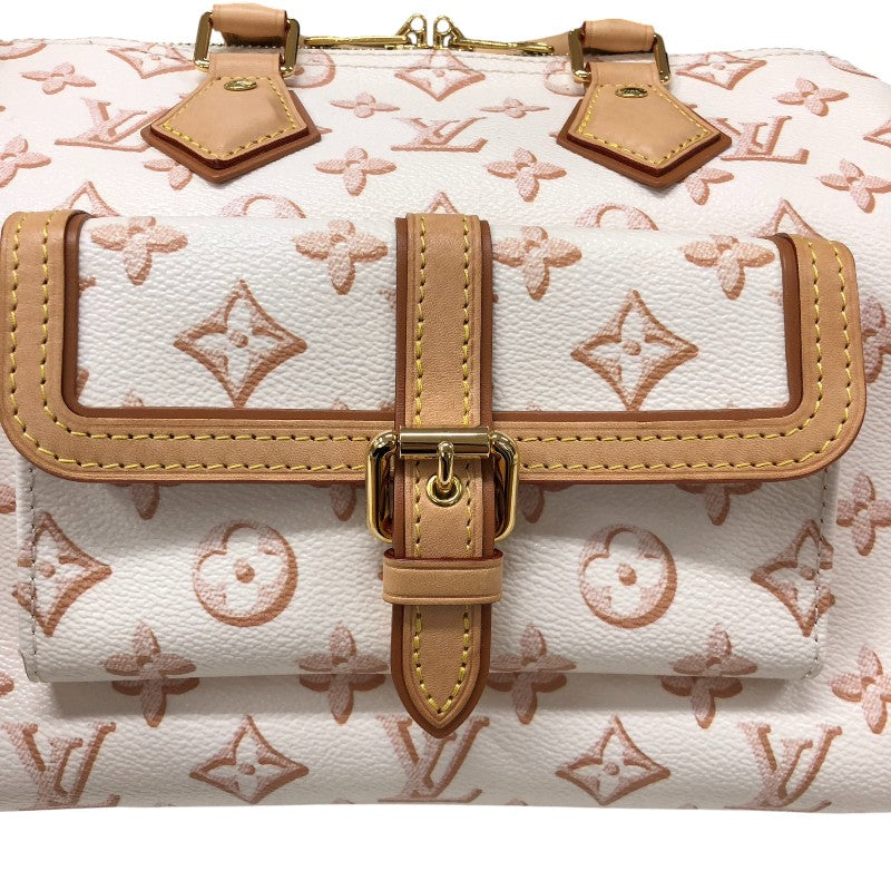 ルイ・ヴィトン LOUIS VUITTON スピーディ・バンドリエール25 2wayショルダーバッグ M20919 ベージュ/ピンク モノグラム・キャンバス・フォール・フォーユー レディース ハンドバッグ