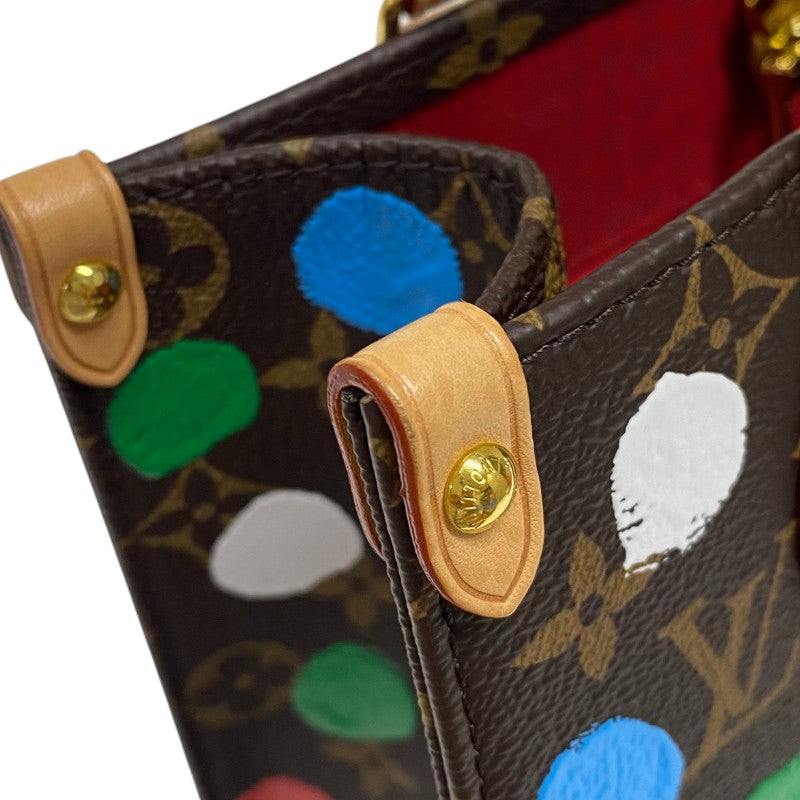 ルイ・ヴィトン LOUIS VUITTON オンサゴーPM 草間彌生 M46380 モノグラム レディース トートバッグ ショルダーバッグ