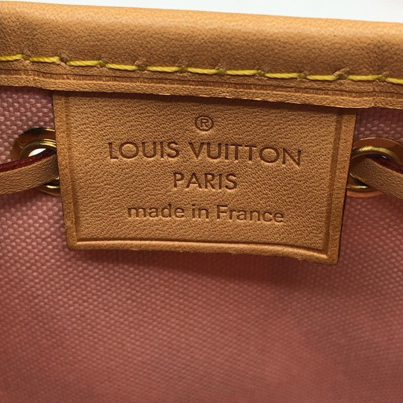 ルイ・ヴィトン LOUIS VUITTON ナノ・ノエ N60052 ダミエ・アズール・タヒチ レディース ショルダーバッグ
