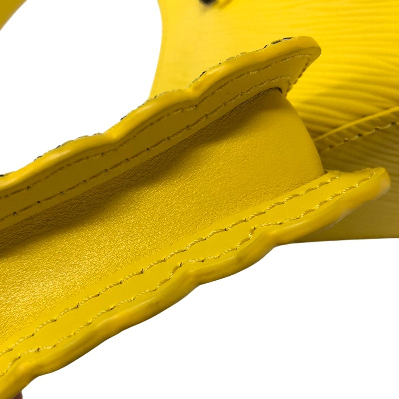 ルイ・ヴィトン LOUIS VUITTON マレリーニ 草間彌生コラボ M21702 ジョーヌ シルバー金具 エピレザー レディース ショルダーバッグ