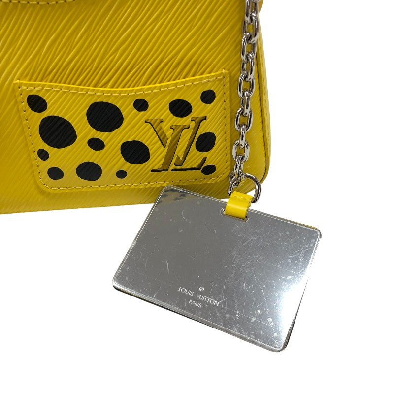 ルイ・ヴィトン LOUIS VUITTON マレリーニ 草間彌生コラボ M21702 ジョーヌ シルバー金具 エピレザー レディース ショルダーバッグ