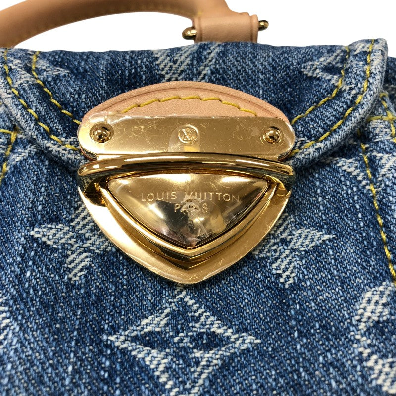 ルイ・ヴィトン LOUIS VUITTON ナノ スピーディ M82950 モノグラム デニム モノグラム デニム レディース ハンドバッグ