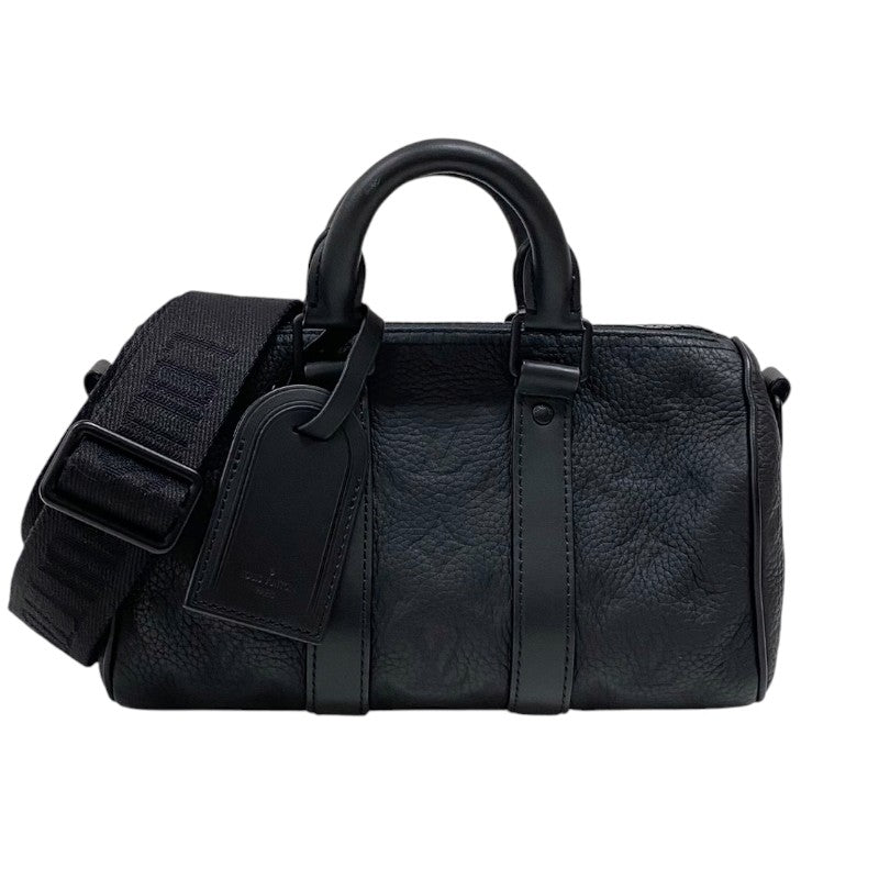 ルイ・ヴィトン LOUIS VUITTON キーポル・バンドリエール25 M20900 ノワール トリヨンレザー メンズ ショルダーバッグ