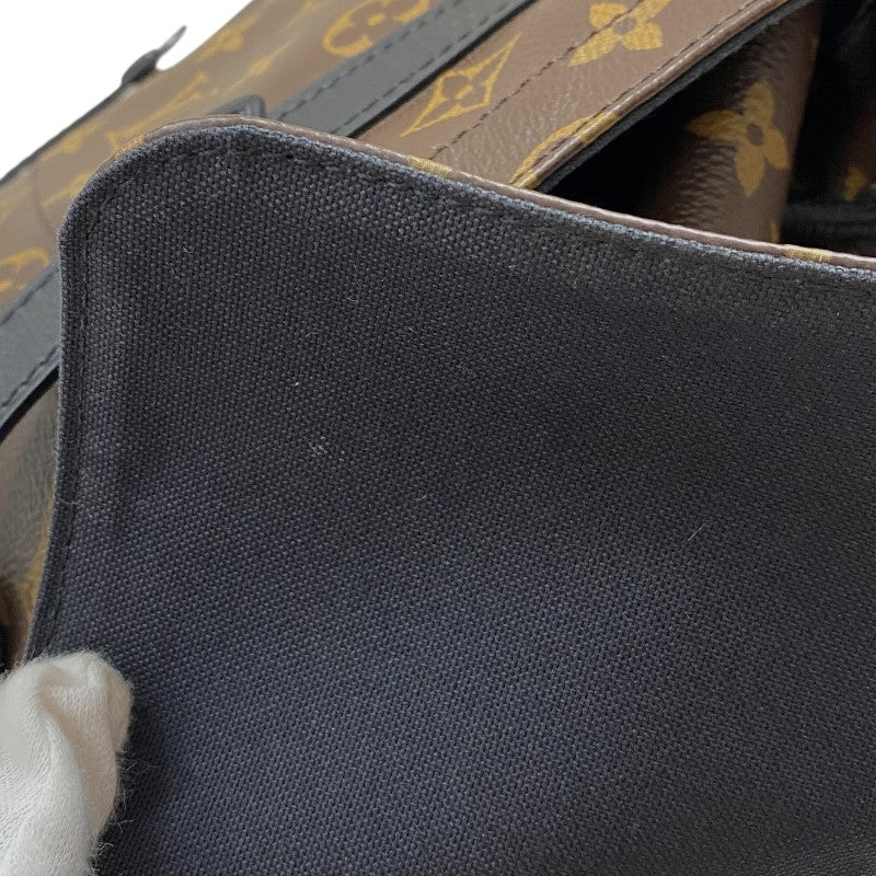 ルイ・ヴィトン LOUIS VUITTON クリストファーMM M43735 ブラウン モノグラム・マカサー メンズ リュック・デイパック