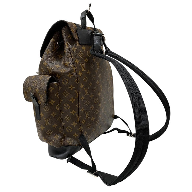 ルイ・ヴィトン LOUIS VUITTON クリストファーMM M43735 ブラウン モノグラム・マカサー メンズ リュック・デイパック