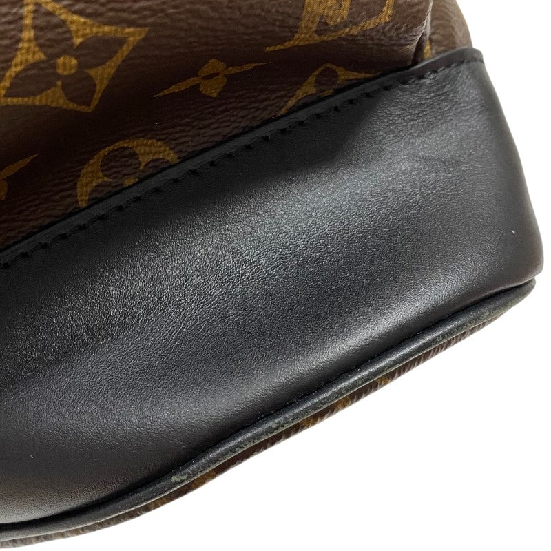ルイ・ヴィトン LOUIS VUITTON クリストファーMM M43735 ブラウン モノグラム・マカサー メンズ リュック・デイパック
